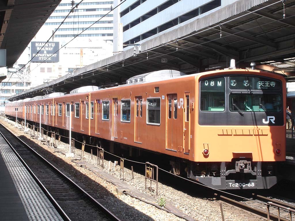201系電車（2007年5月下旬撮影）