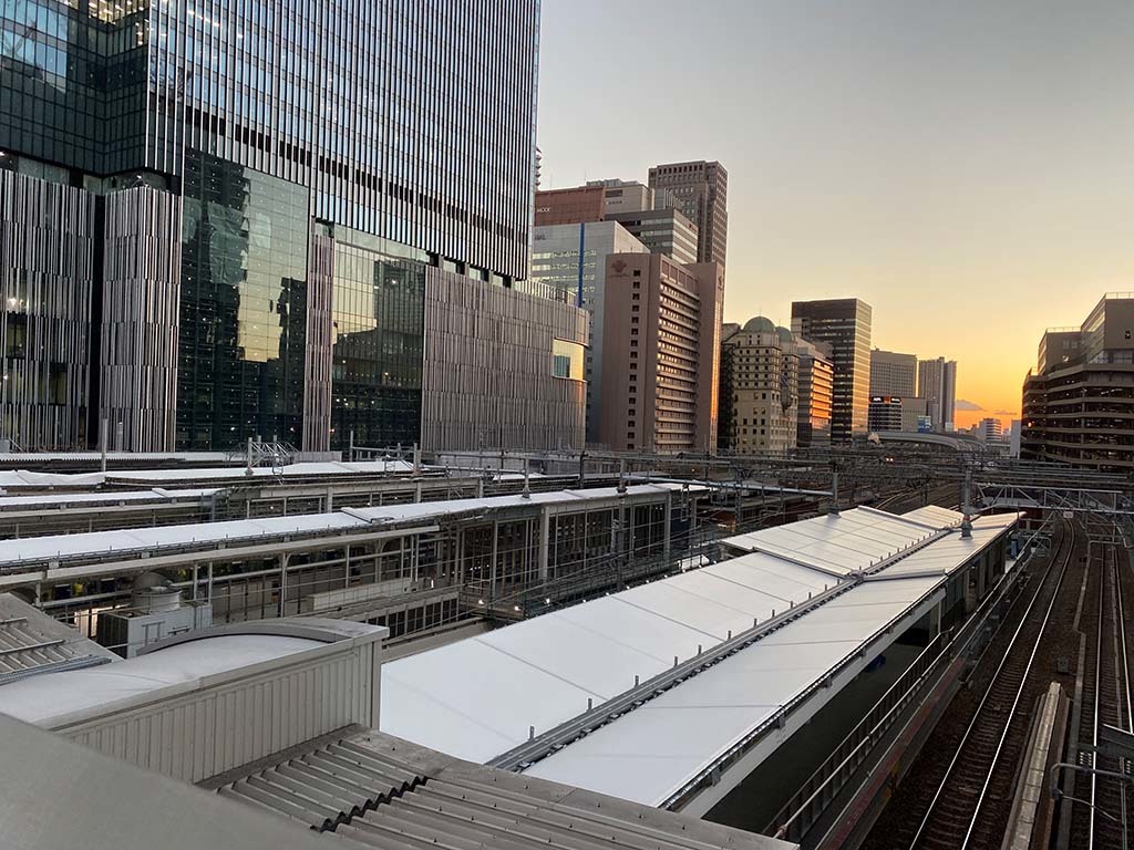 大阪駅・うめきたエリア（2022年12月15日撮影）